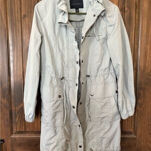 Banana Republic Sea Foam Green Women's Trench Jacket Light for anytime